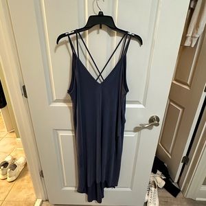 Lush medium shift dress NWT slate blue